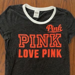 PINK VS Dark Gray tee